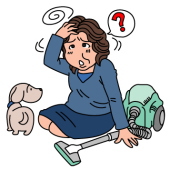 イメージ図:めまいの症状